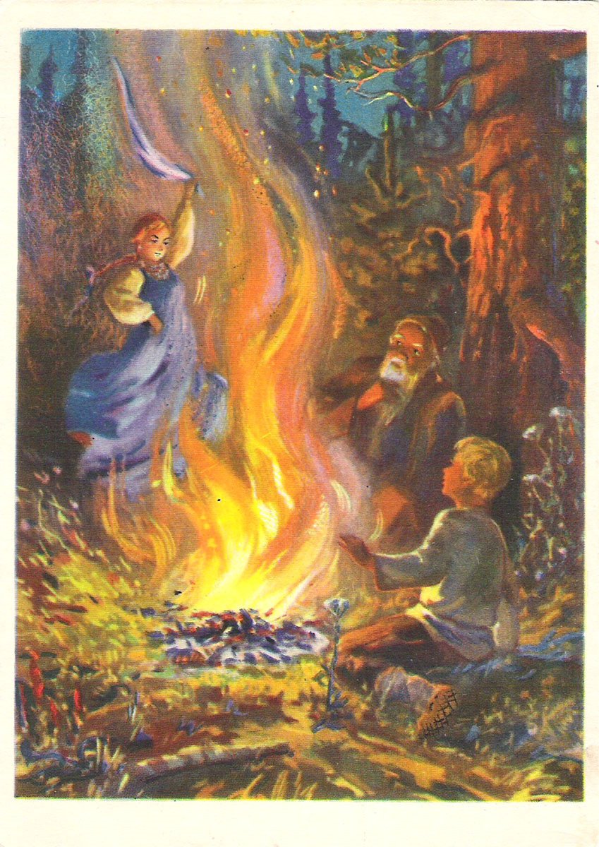 Рисунок к огневушке поскакушке