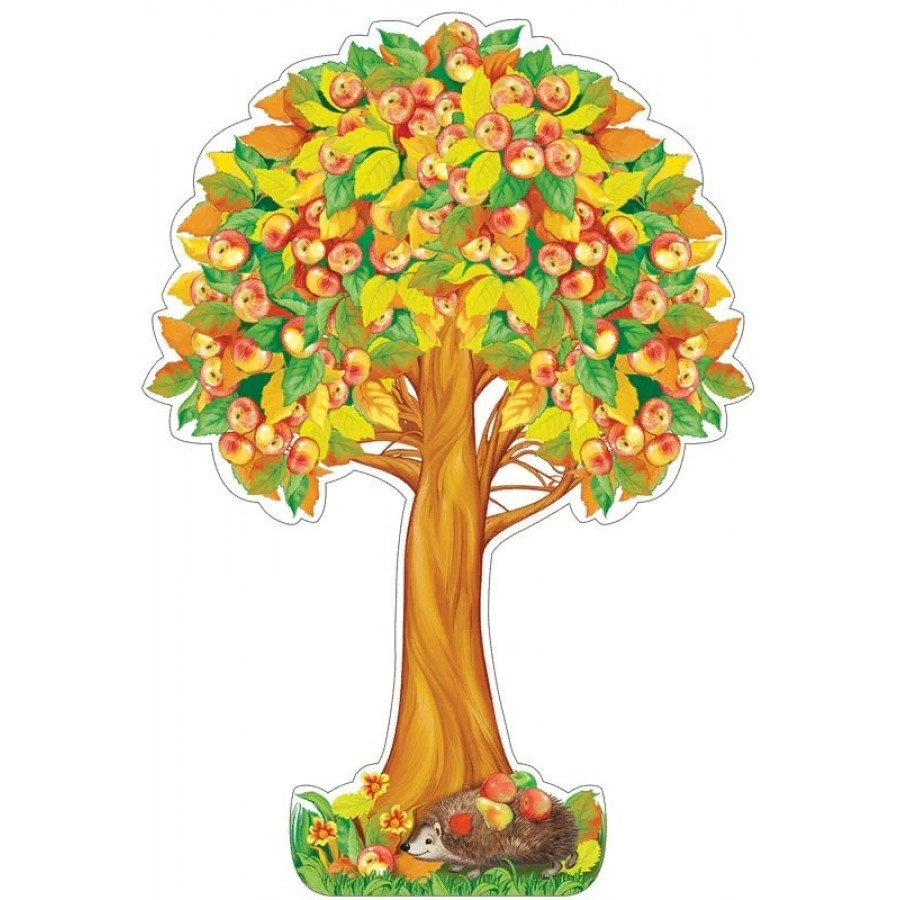 Плакат вырубной "клен осенний"