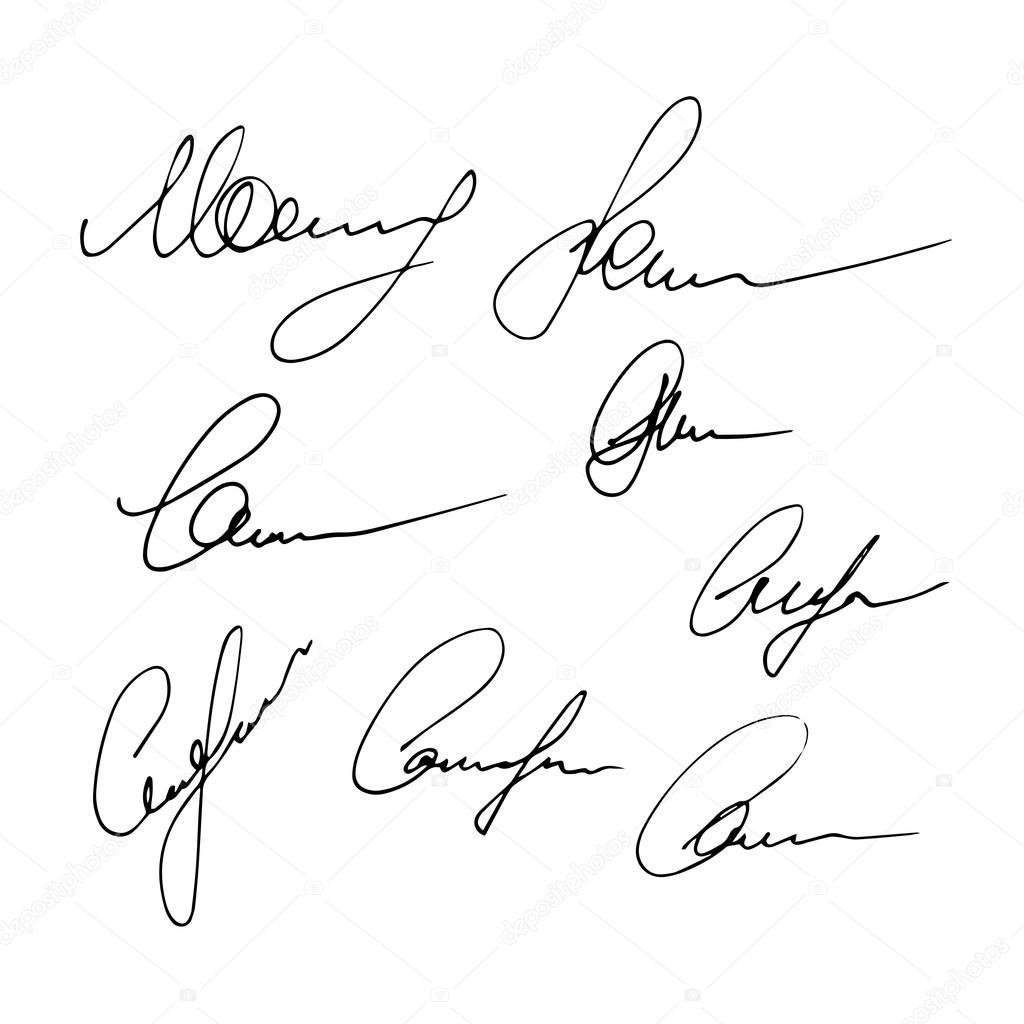 Узоры для подписи в паспорте