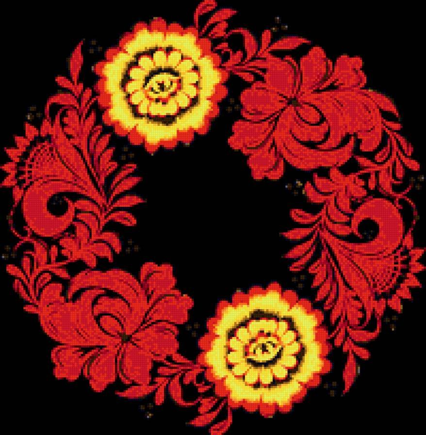 Хохлома узор