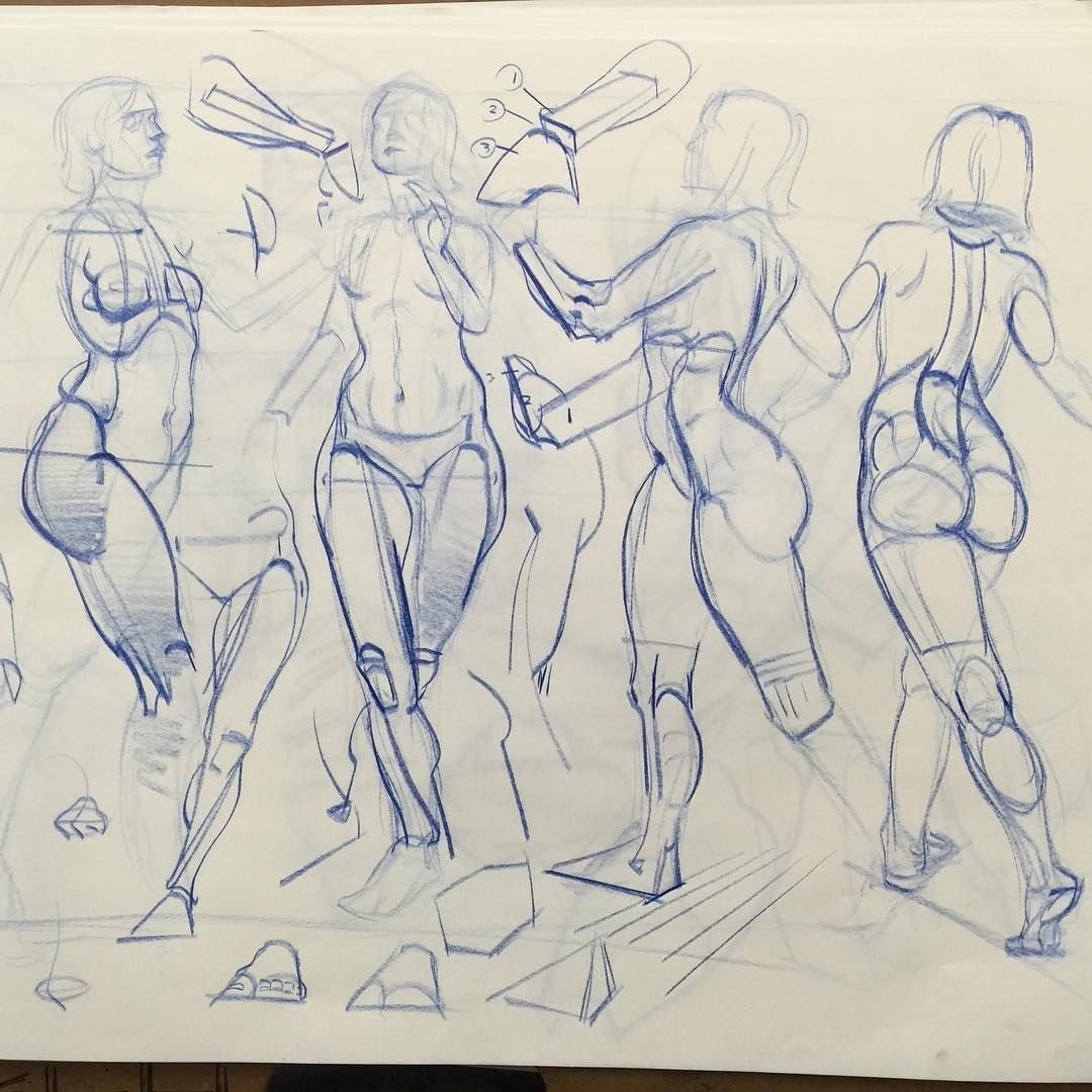 Человеческие фигуры для рисования