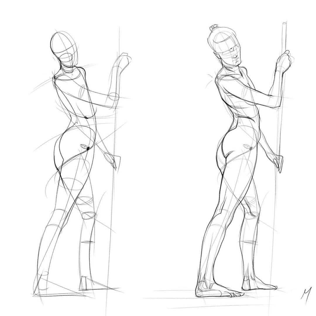 Скетчи фигур