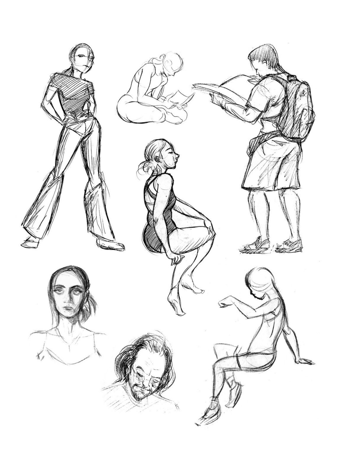 Позы человека