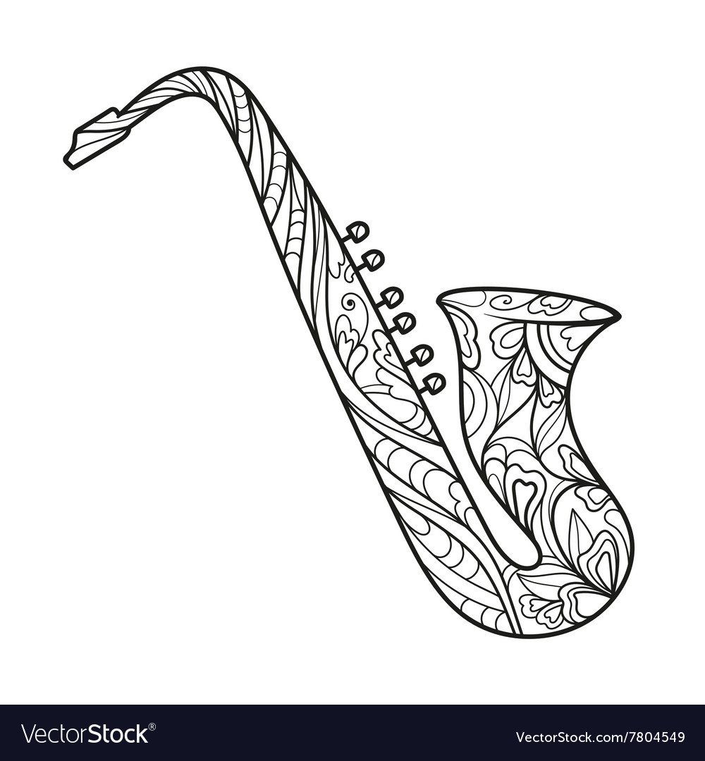 Орнамент с музыкальными инструментами