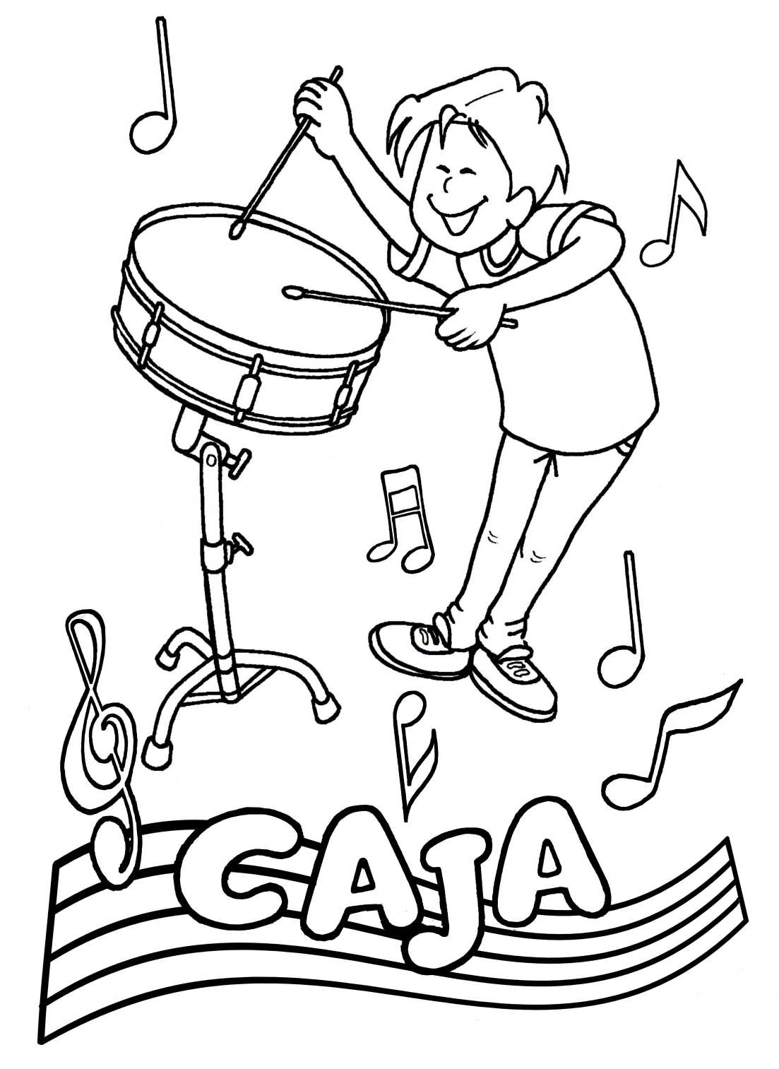 Скрипка раскраска