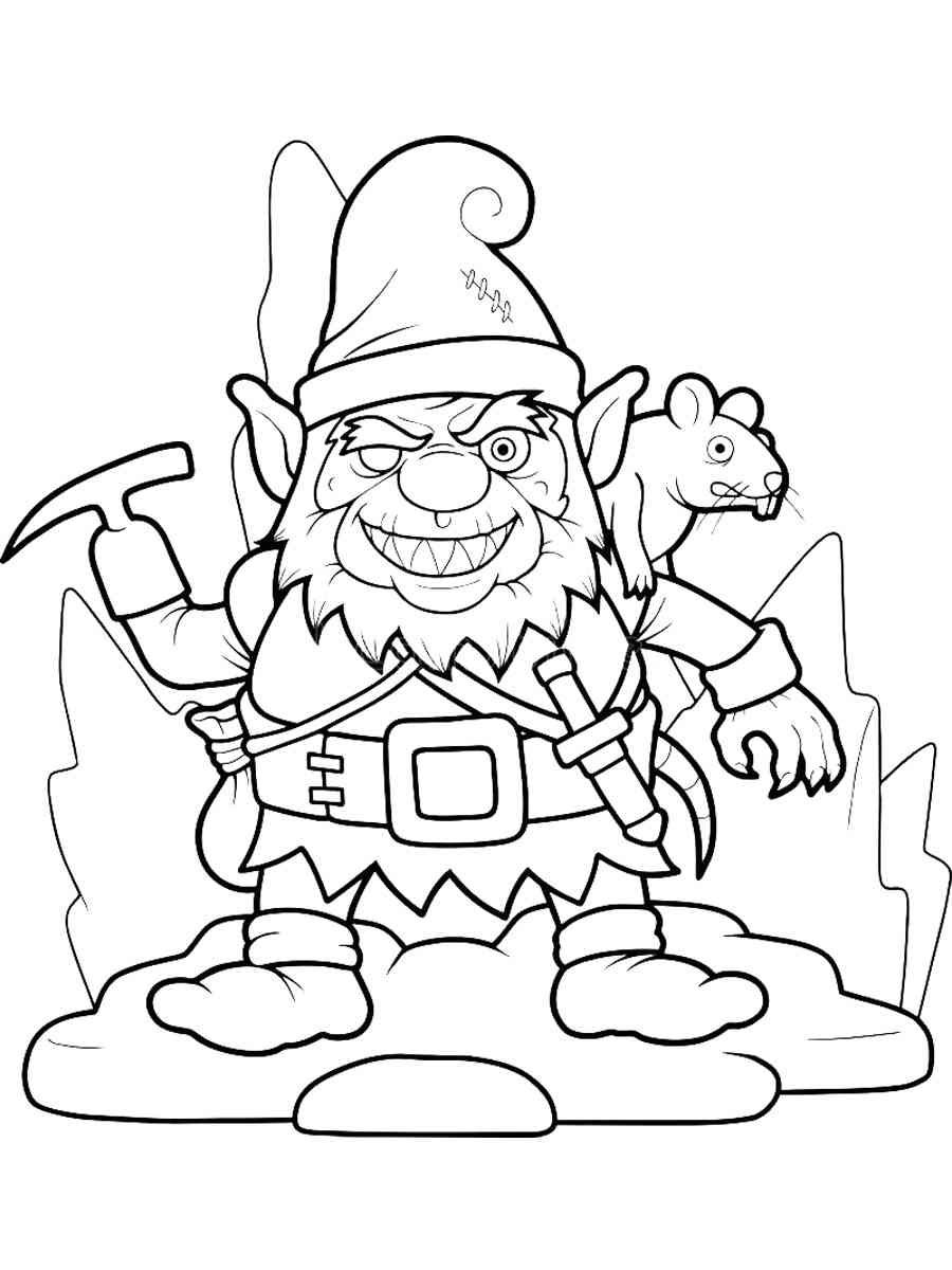 Гномы и Тролли раскраски
