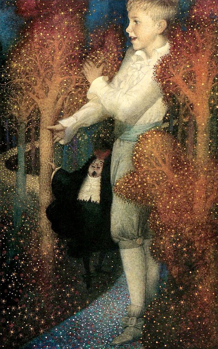 Черная курица иллюстрации геннадий спирин