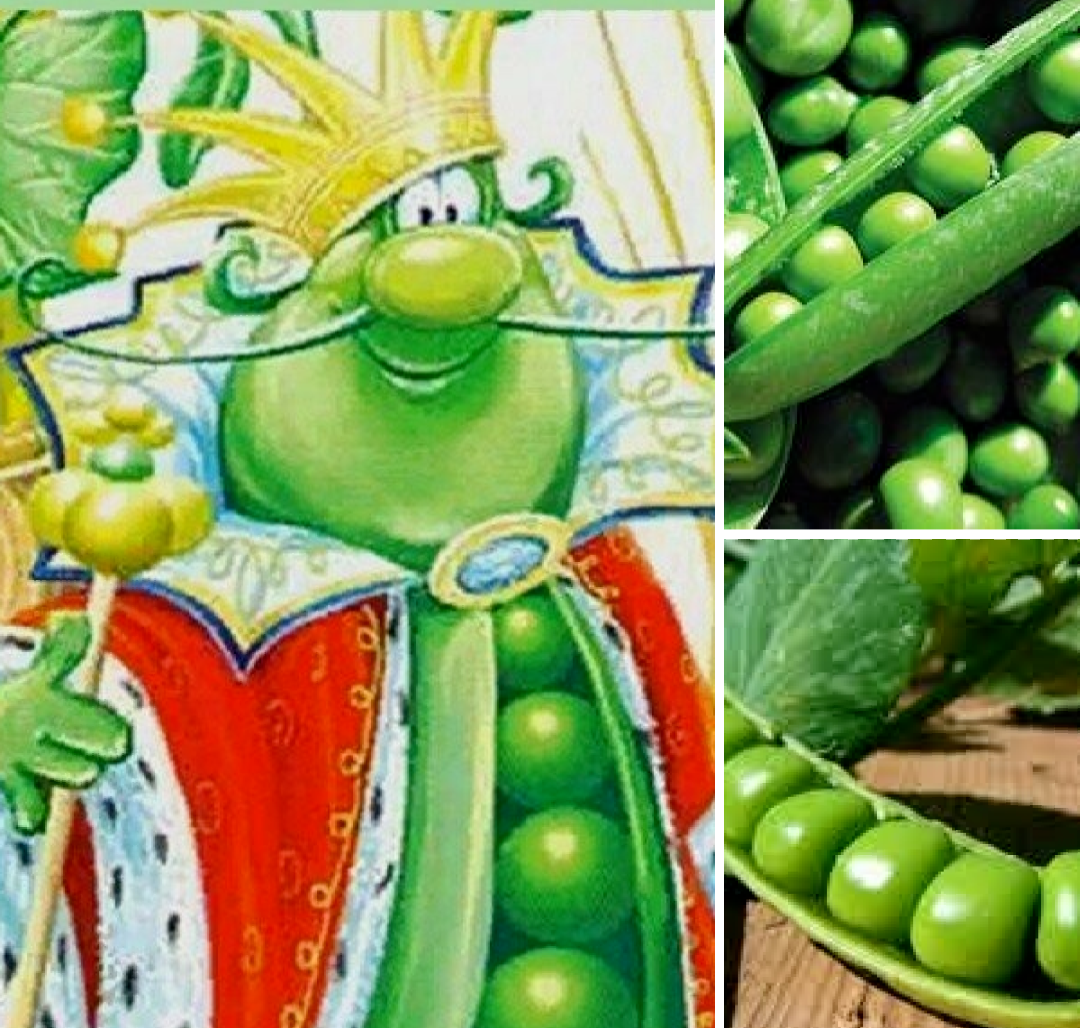 Стручок гороха мультяшный