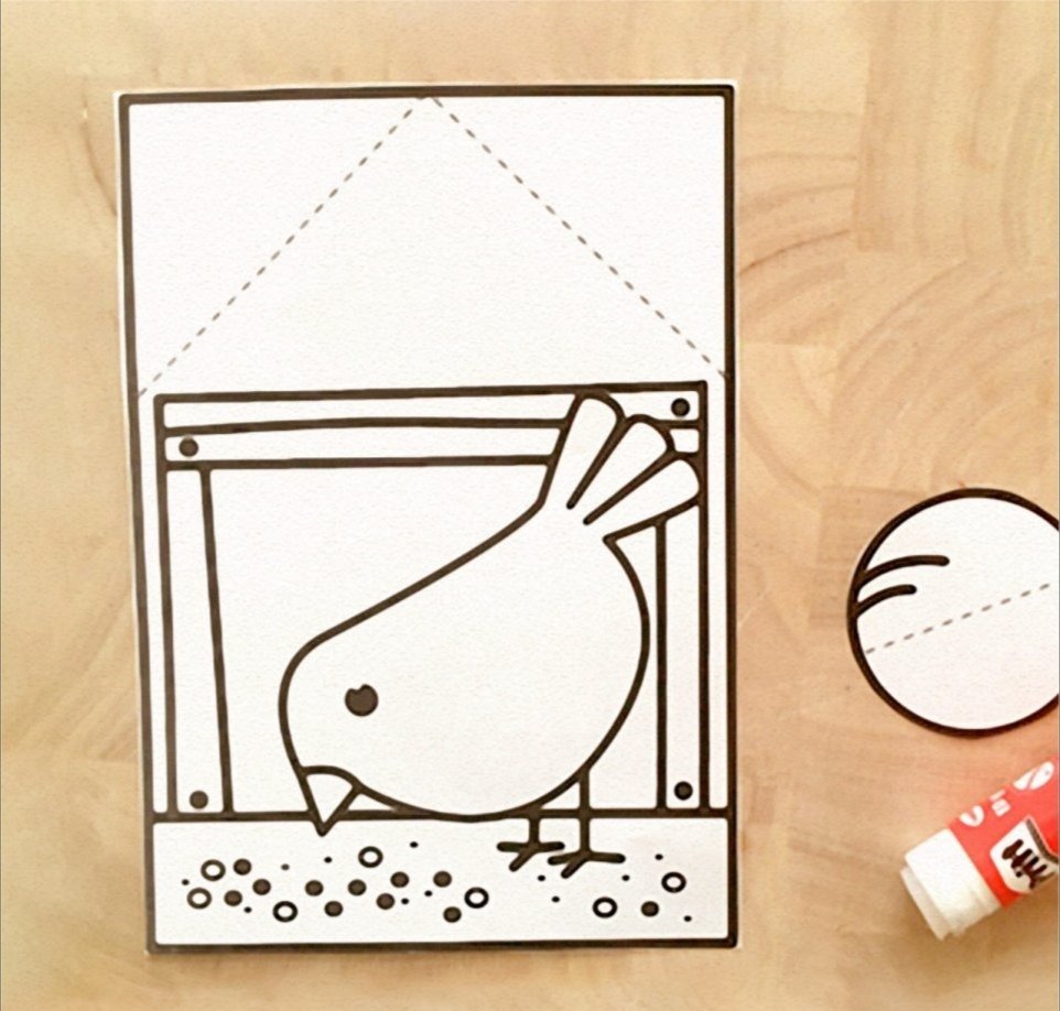 Скворечник раскраска для малышей