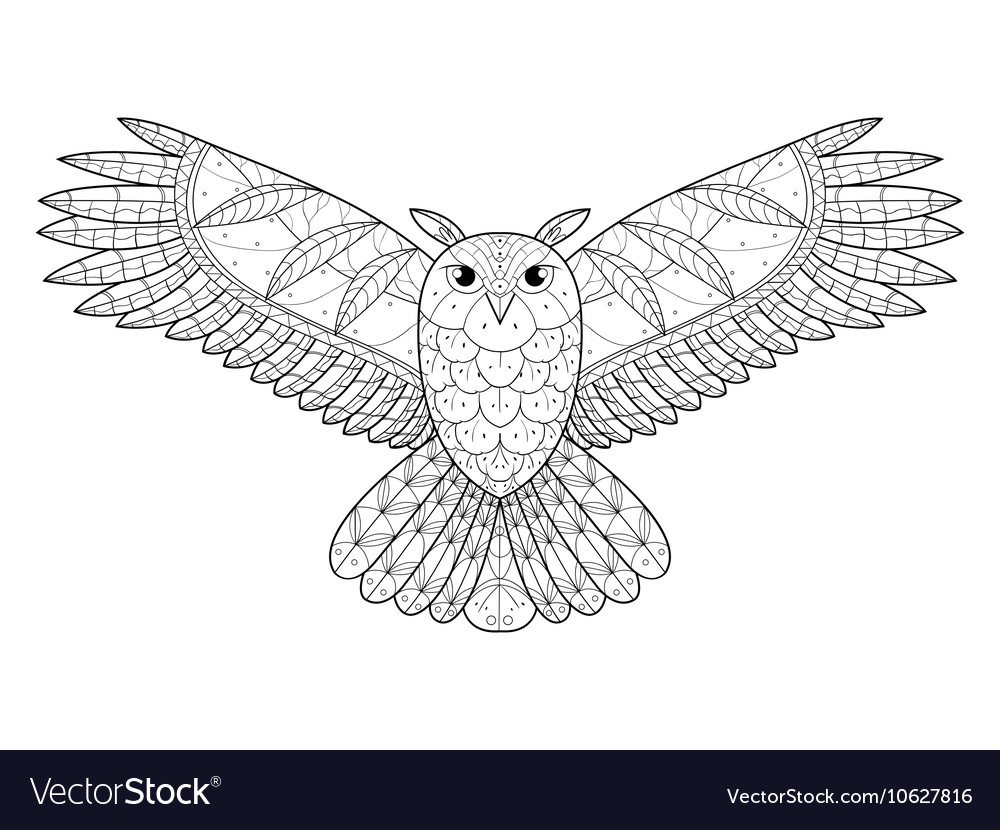 Мандала Ловец снов Филин