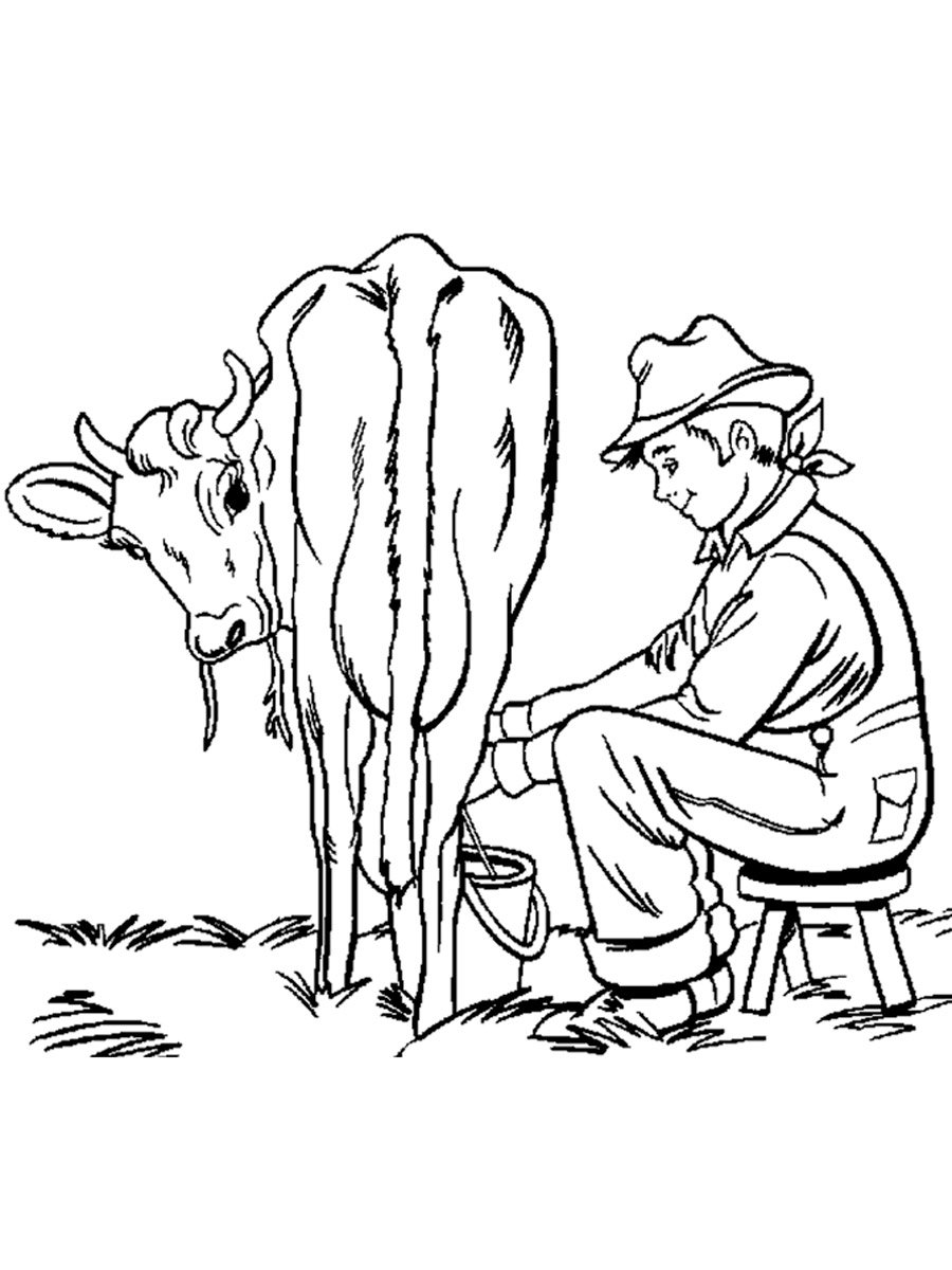 Сенокос раскраска