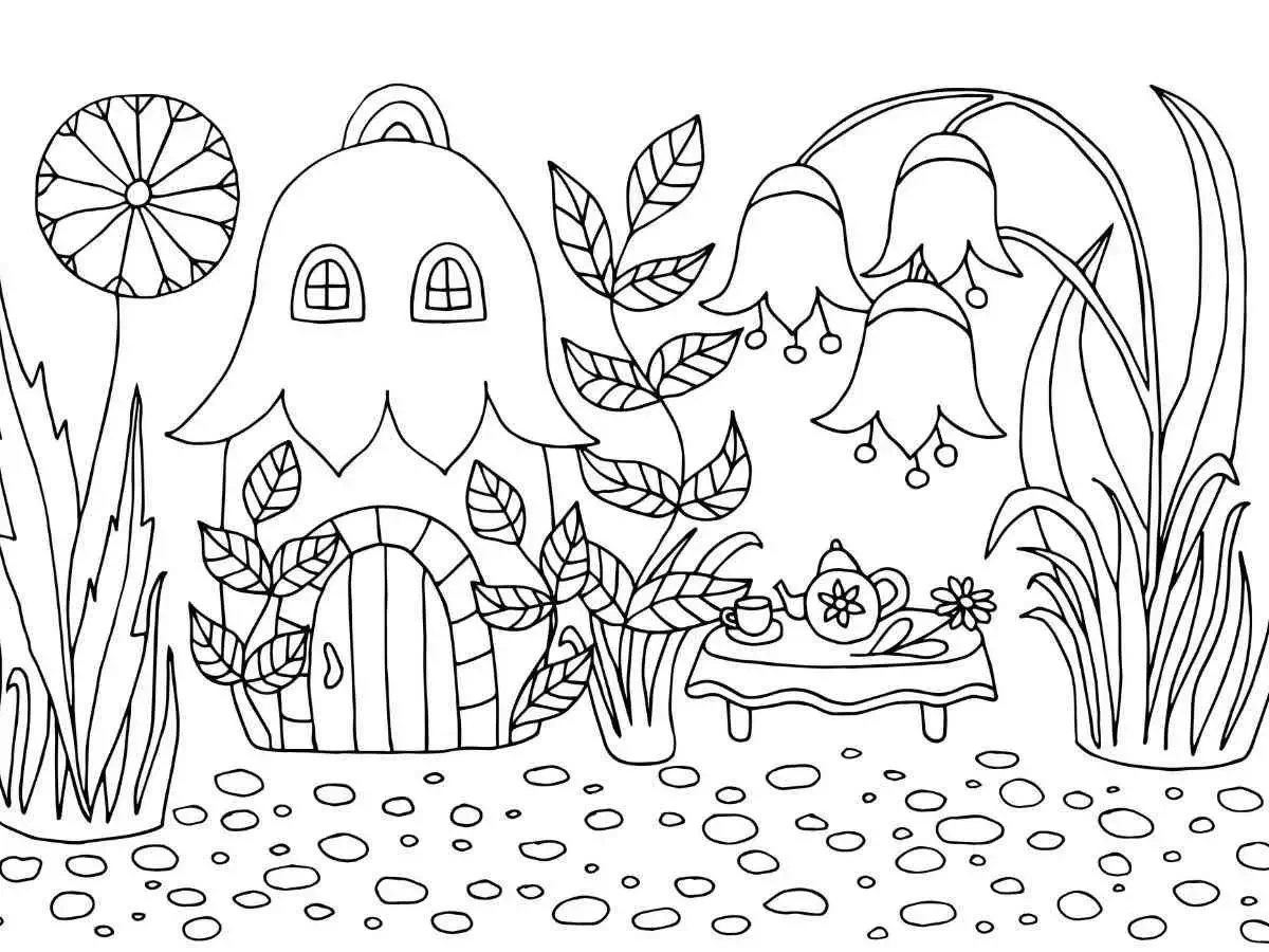 Незнайка художник раскраска