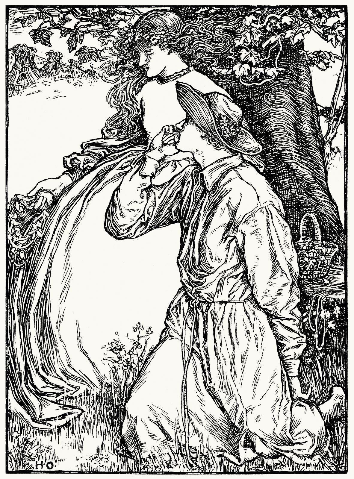 Иллюстрации Генри Осповата к сонетам