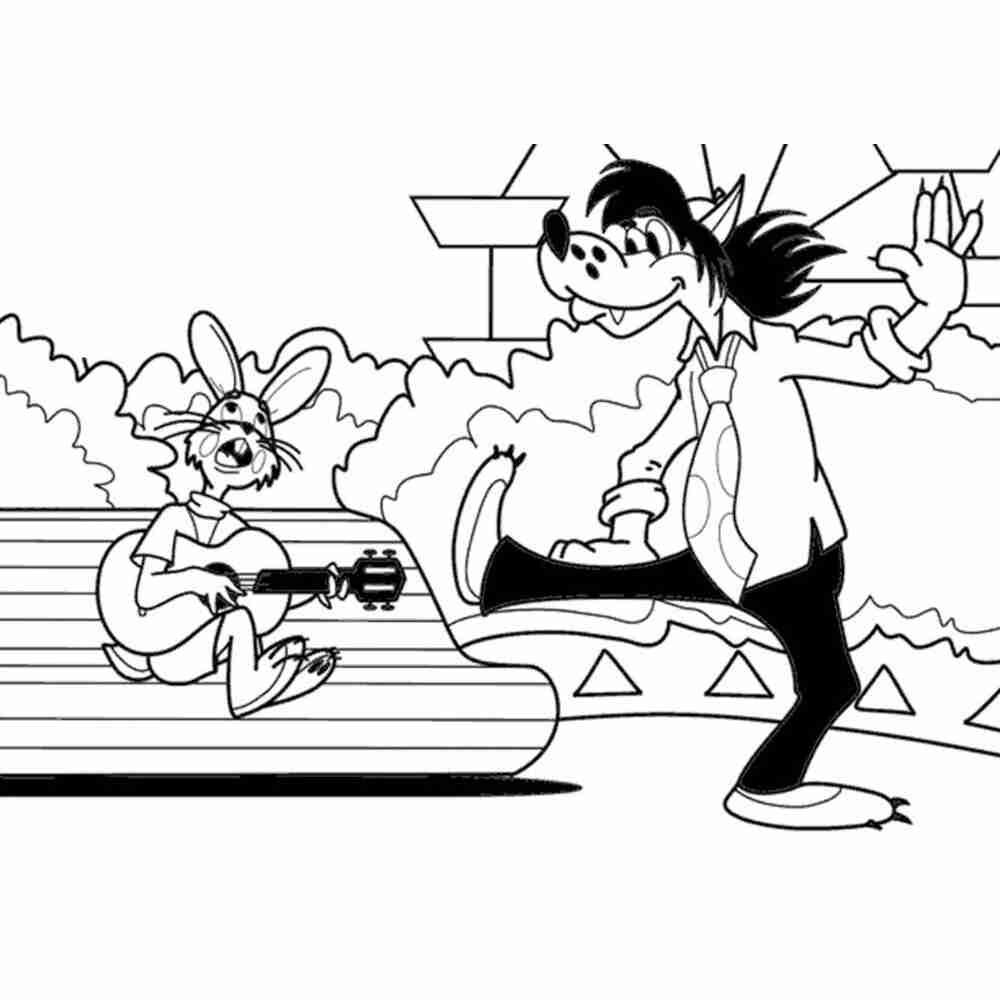 Рисунки для срисовки ну погоди