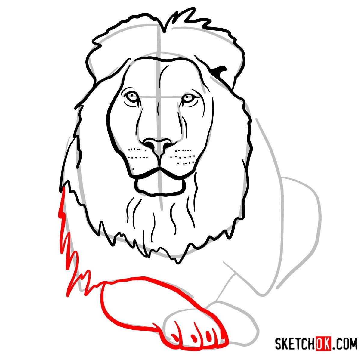 Лев и собачка раскраска