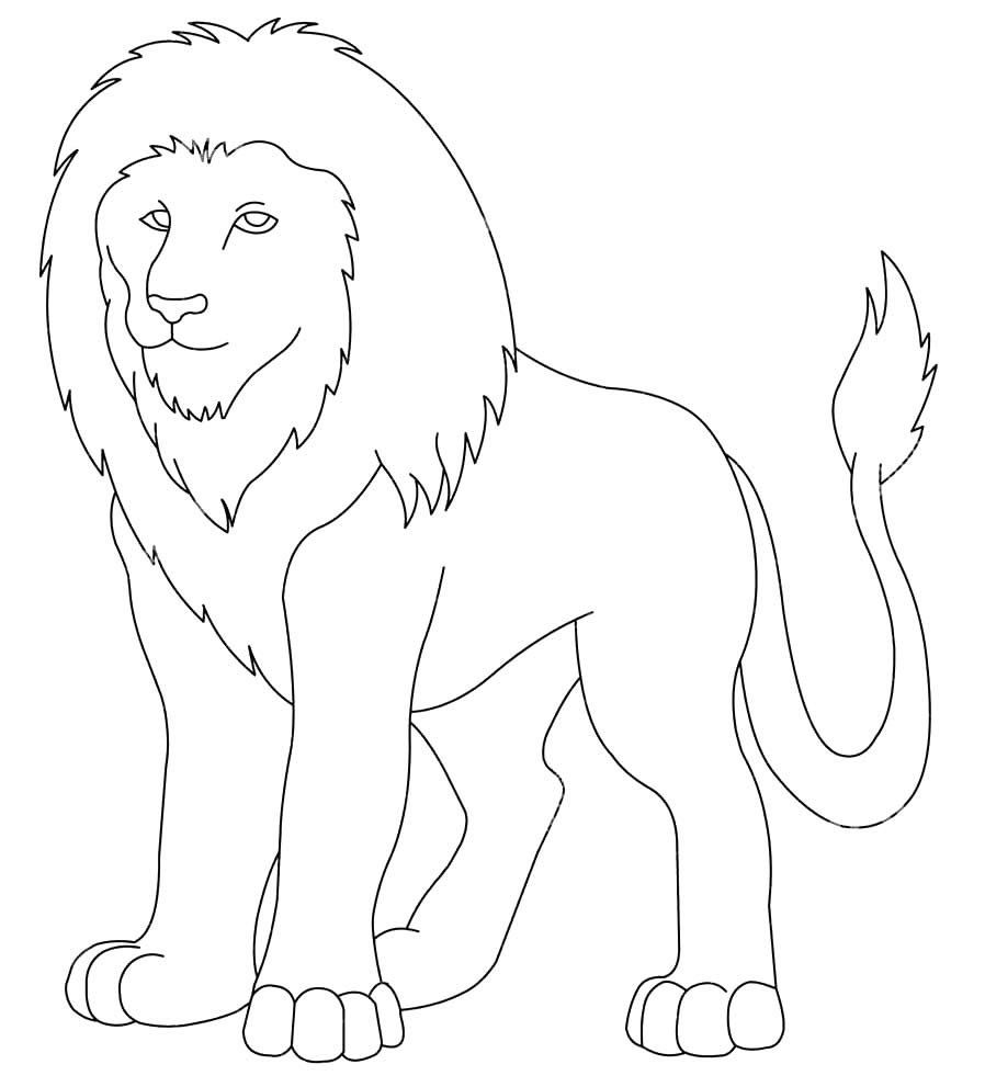 Раскраска Король Лев Муфаса