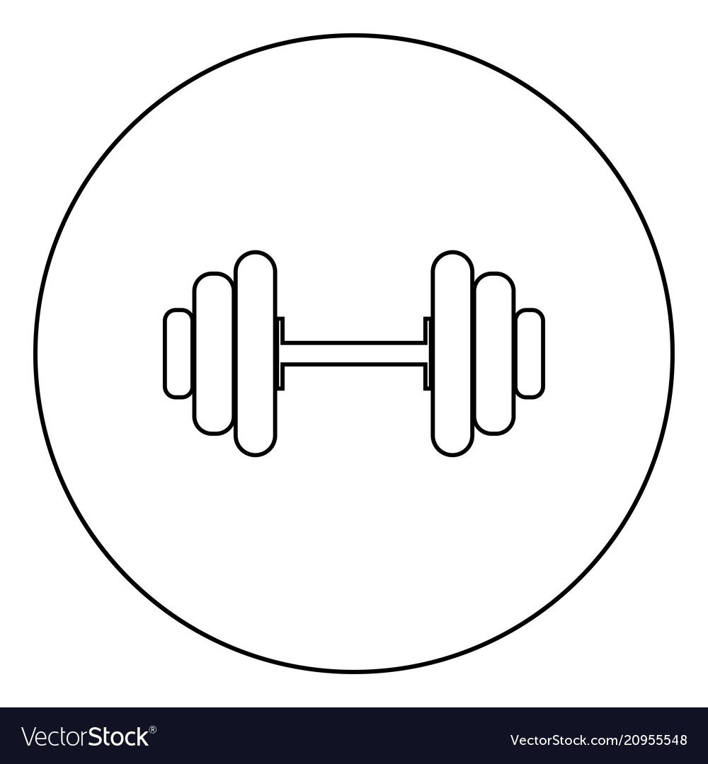 Гантеля круг