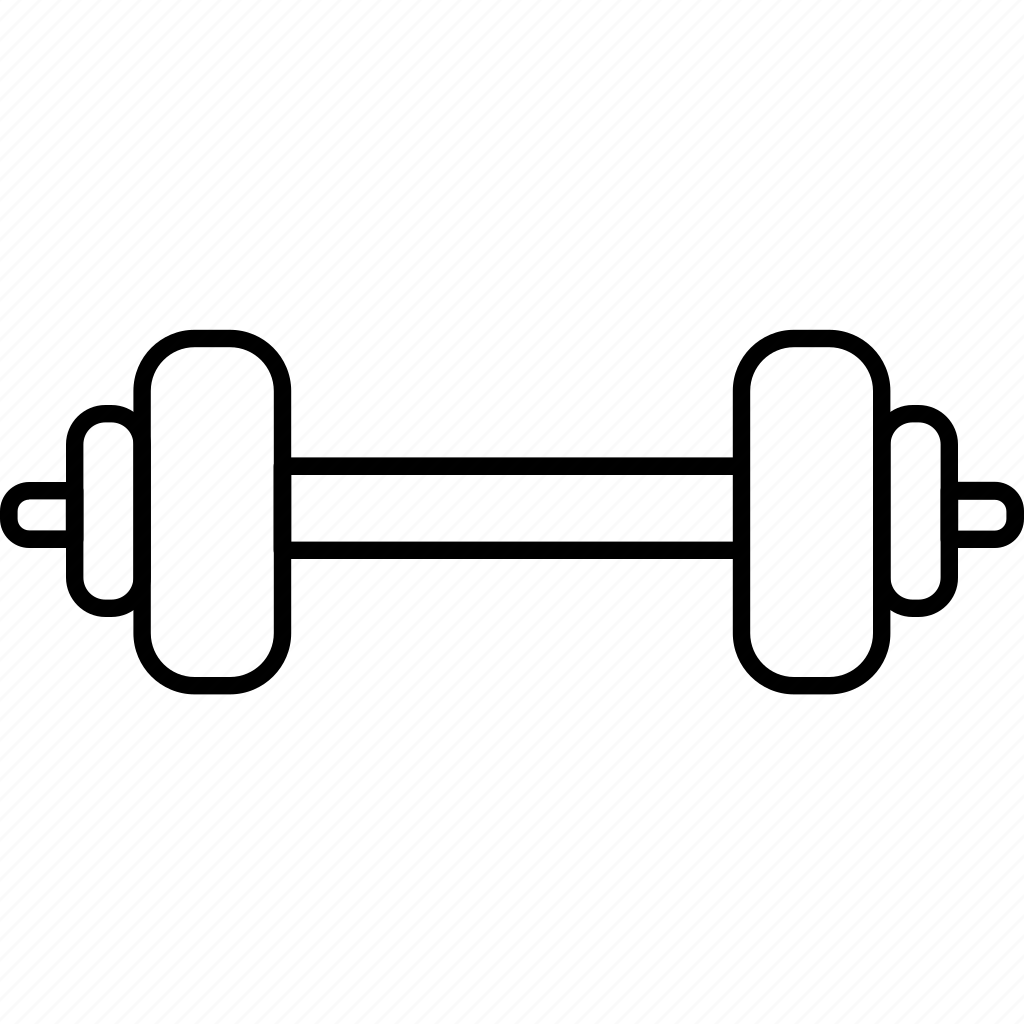 Гантели раскраска для детей