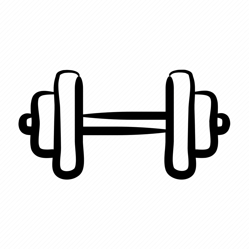 Гантели карандашом