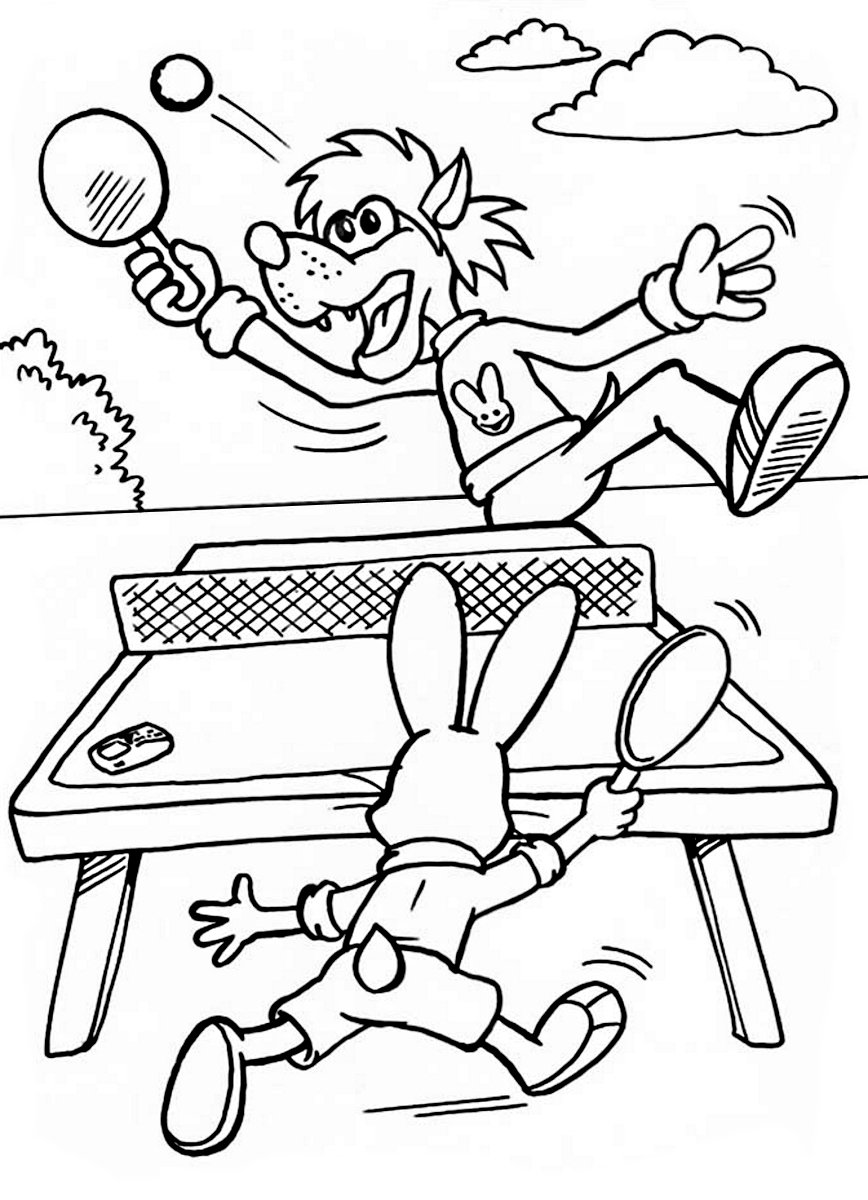 ЗОЖ раскраски для детей