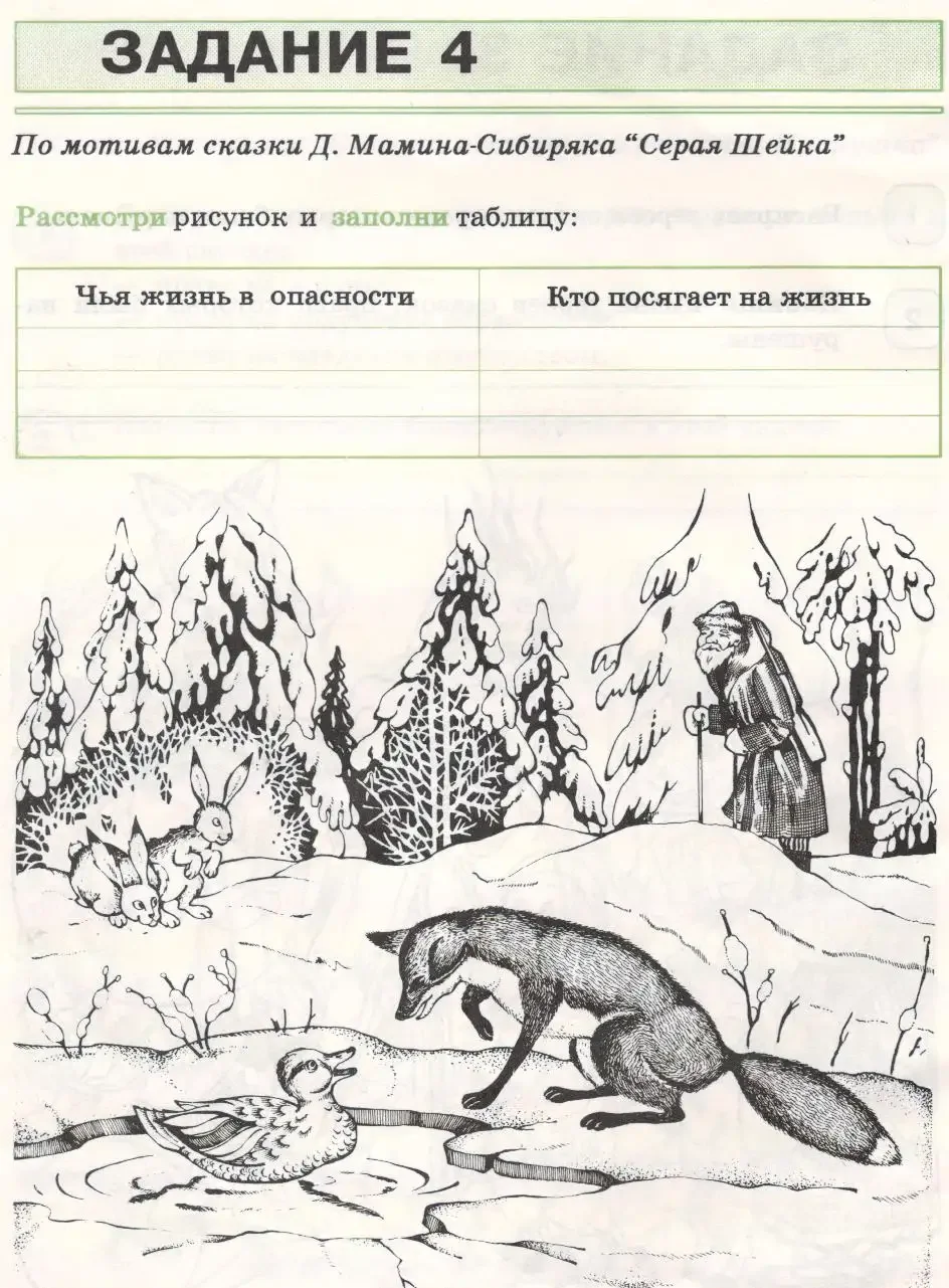 Раскраска утка с утятами на пруду