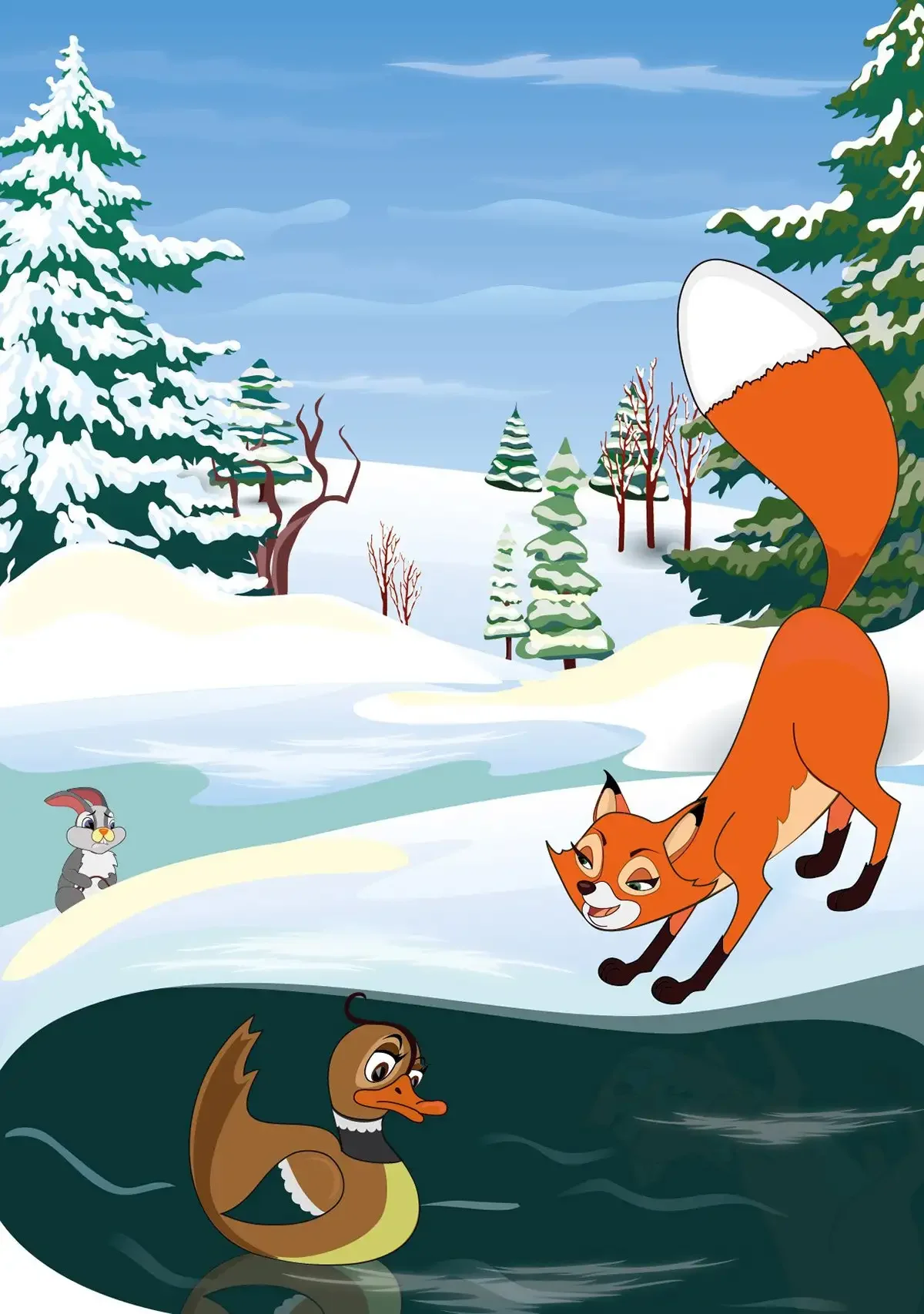 Мамин Сибиряк серая шейка иллюстрации