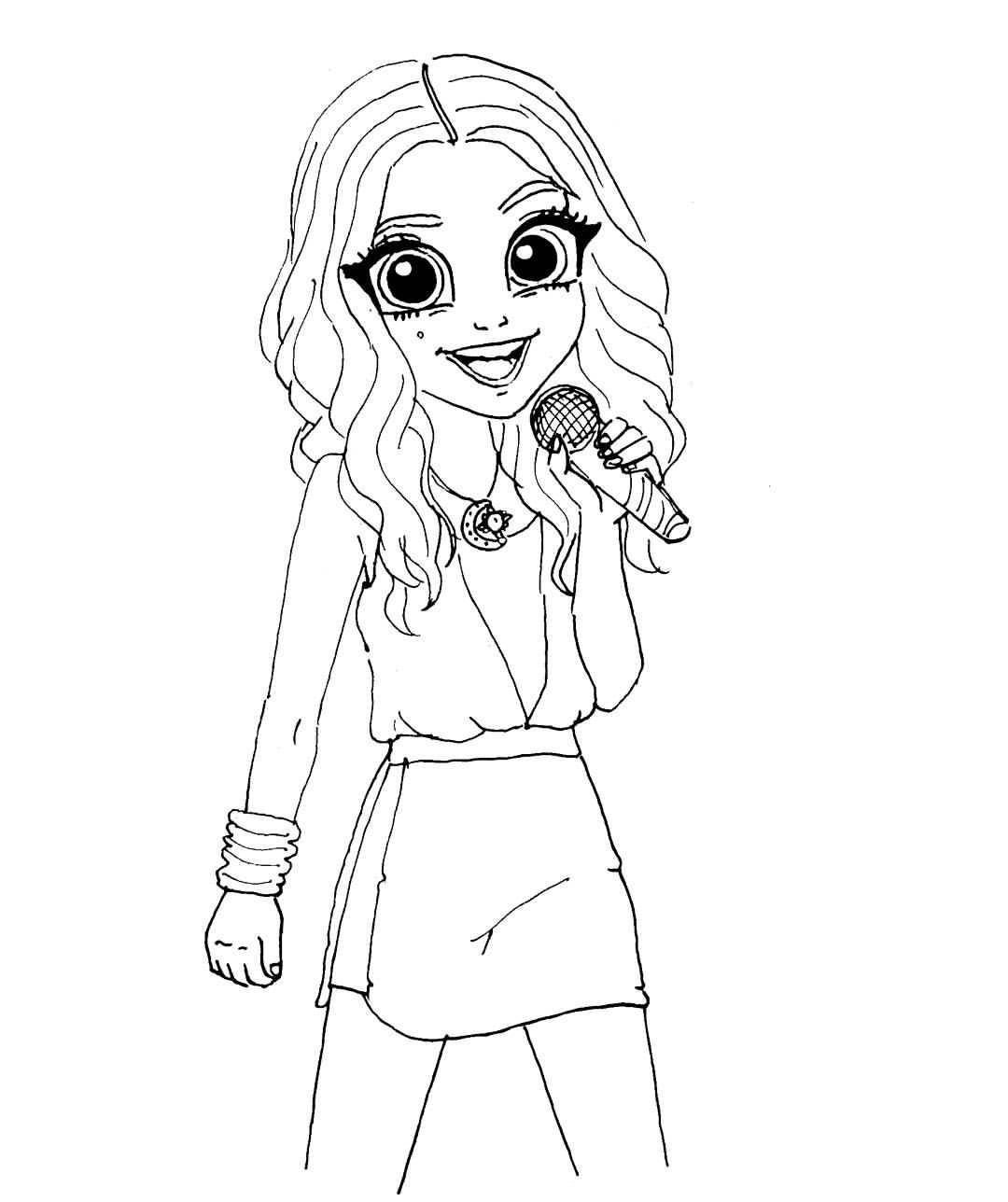 Раскраска подруги