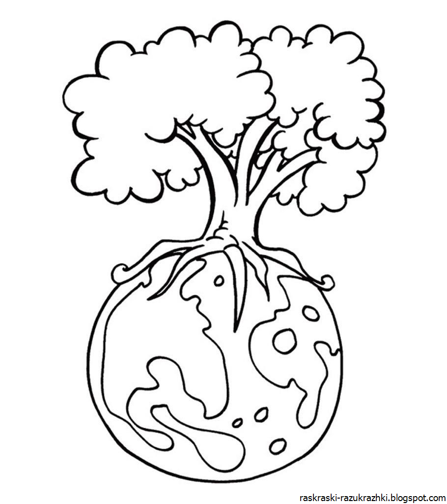 Экология раскраска