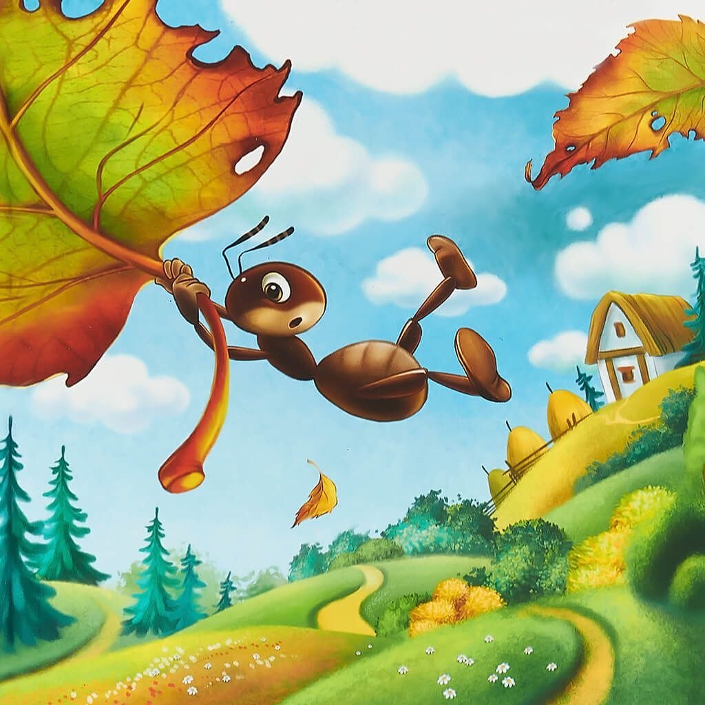 Сказка Бианки как муравьишка домой спешил