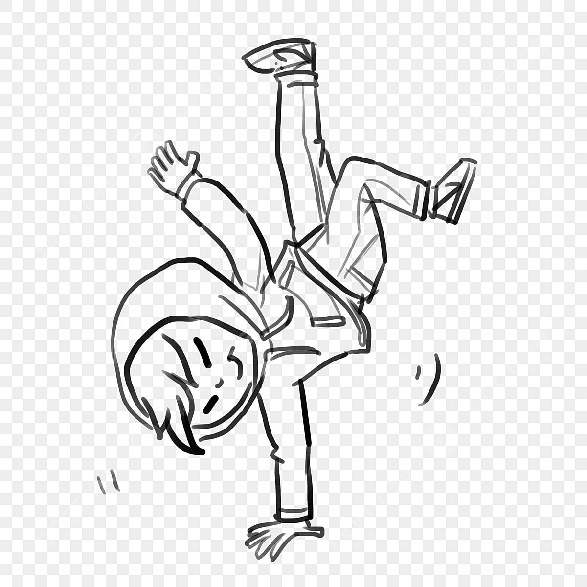 Брейк данс раскраска