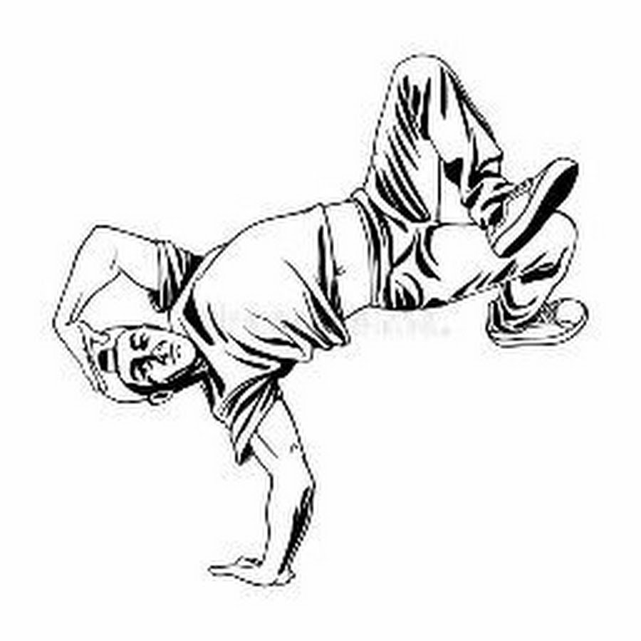 Раскраска брейк данс