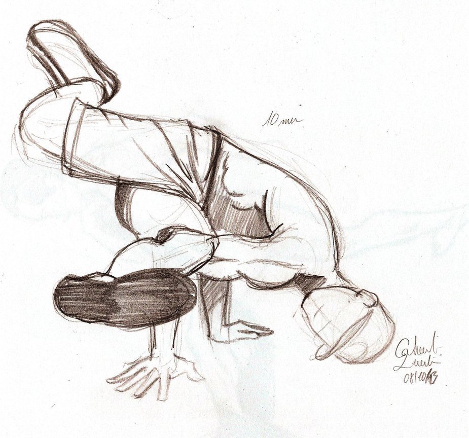 Брейк данс рисунок