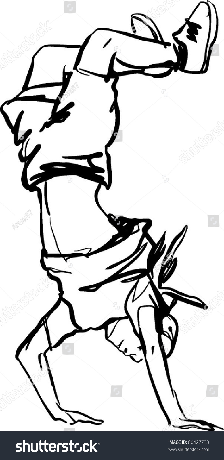 Раскраска брейк данс