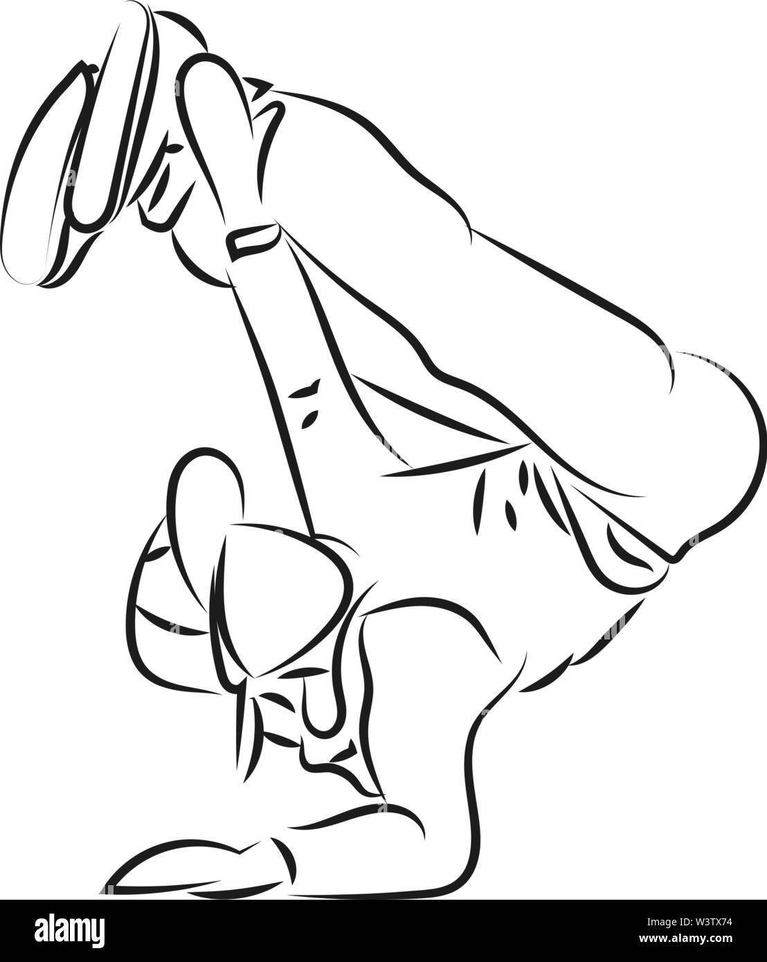 Раскраски для мальчиков брейк данс