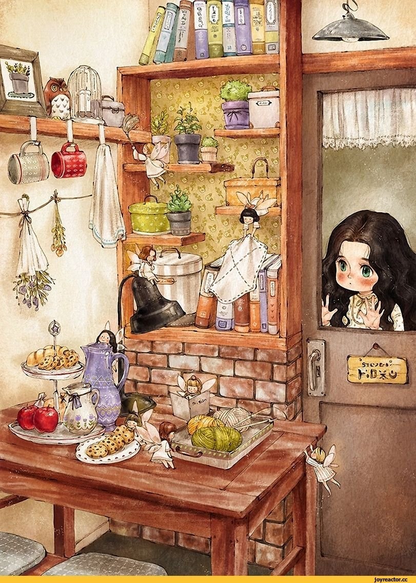 Корейская художница Aeppol дневник Лесной девочки