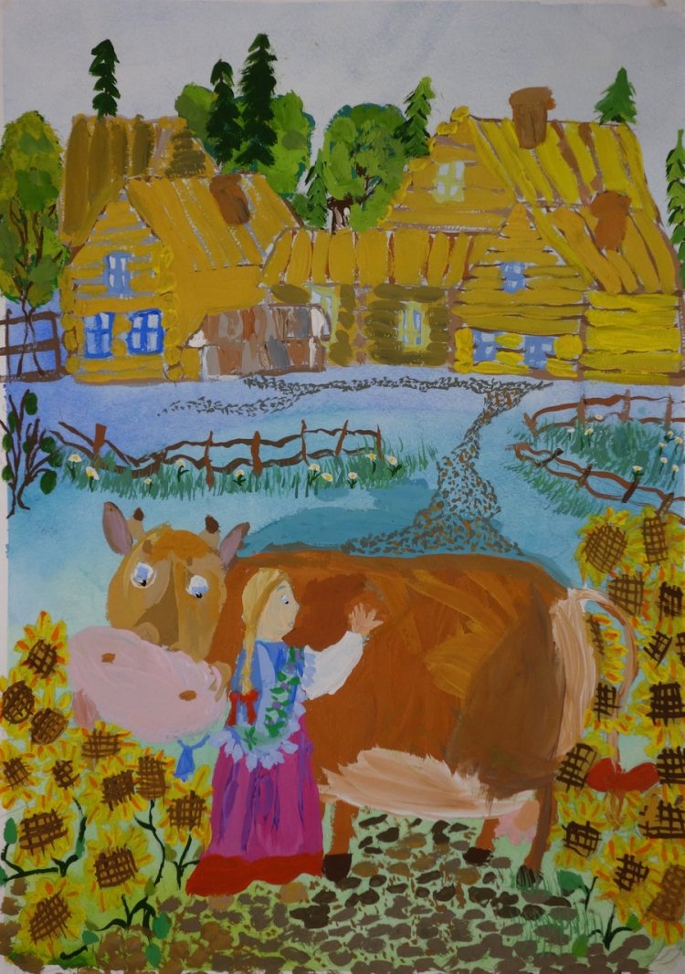 Раскраска по сказке сестрица алёнушка и братец Иванушка