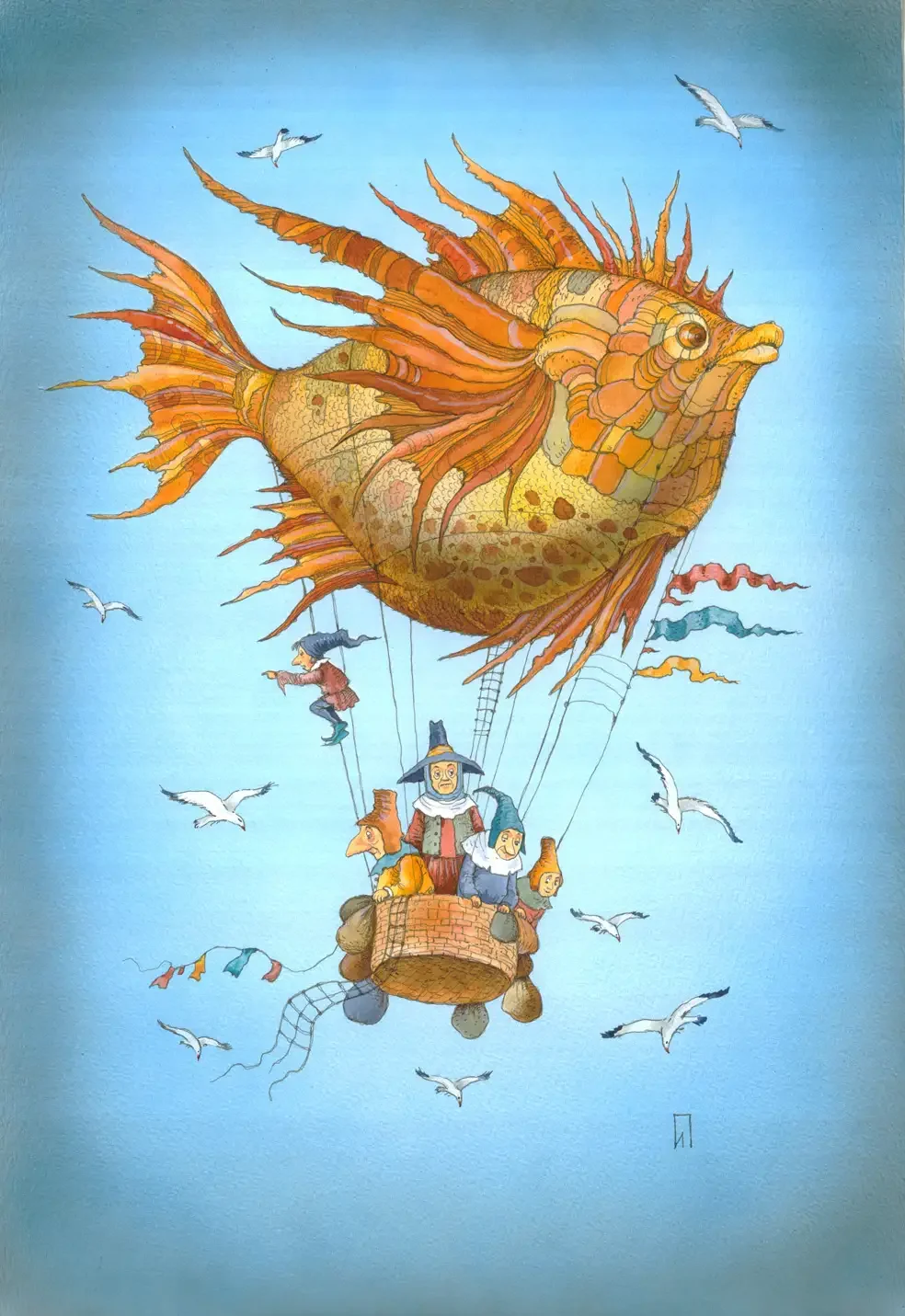 Сказочные иллюстрации Ирины Петелиной