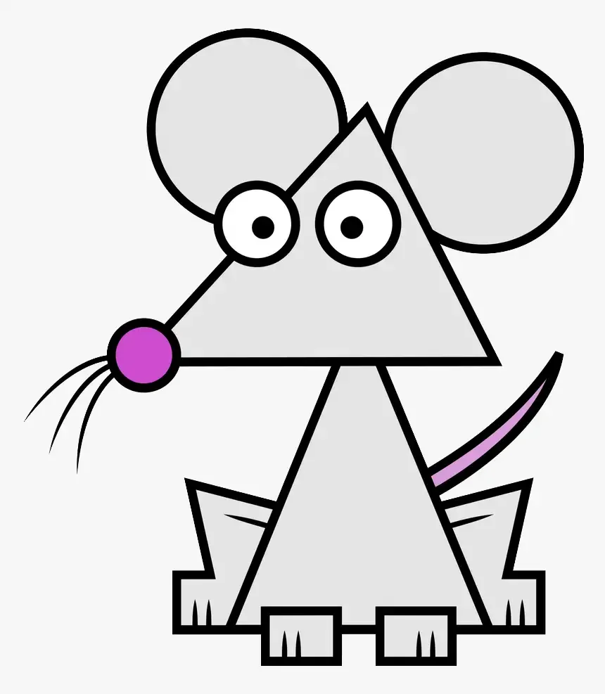 Животных из геометрических фигур