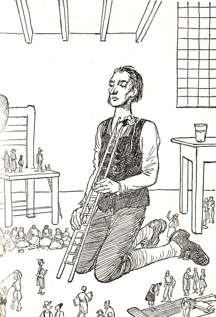 Путешествие Гулливера раскраска