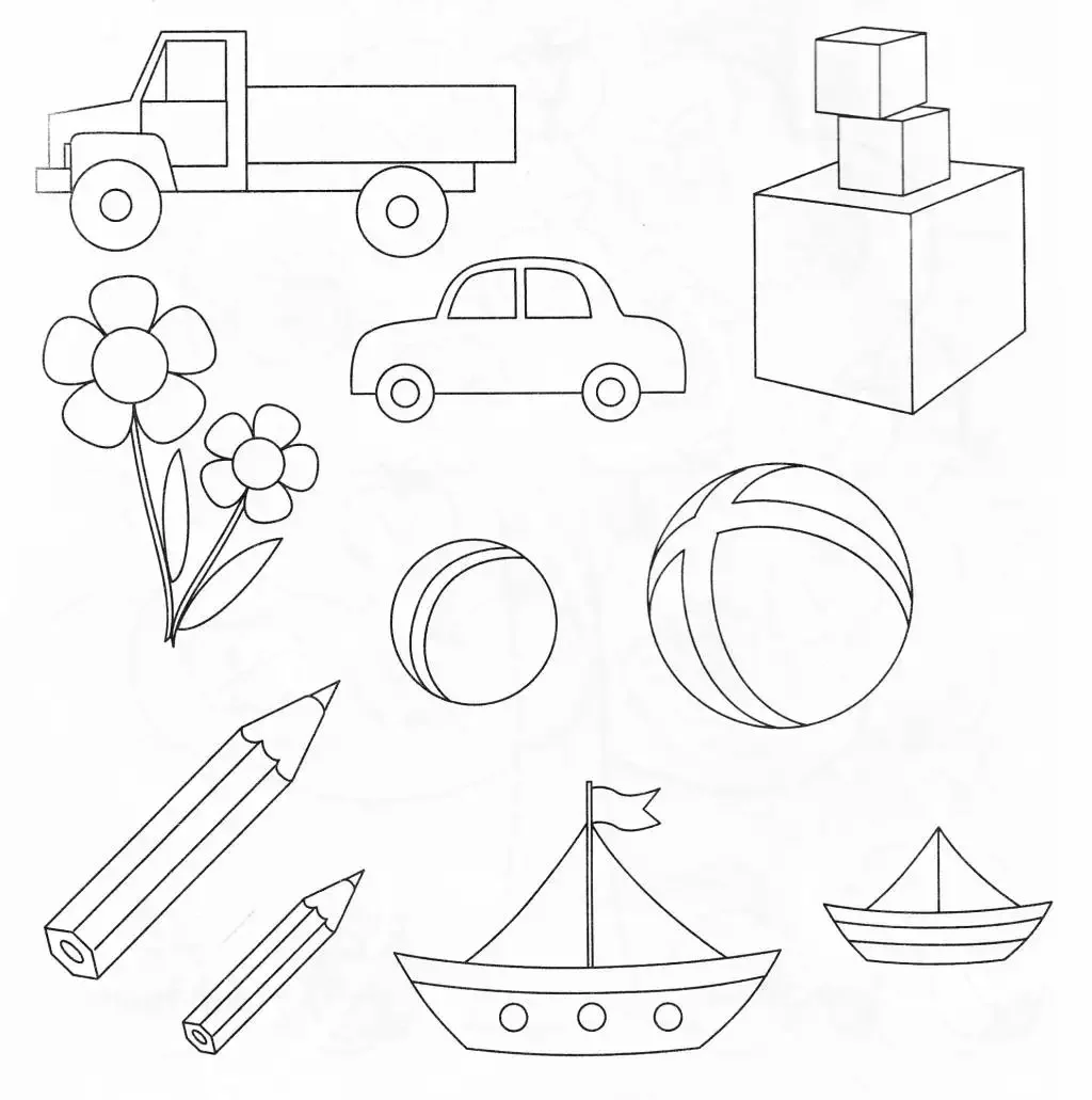 Раскраска "мишки"