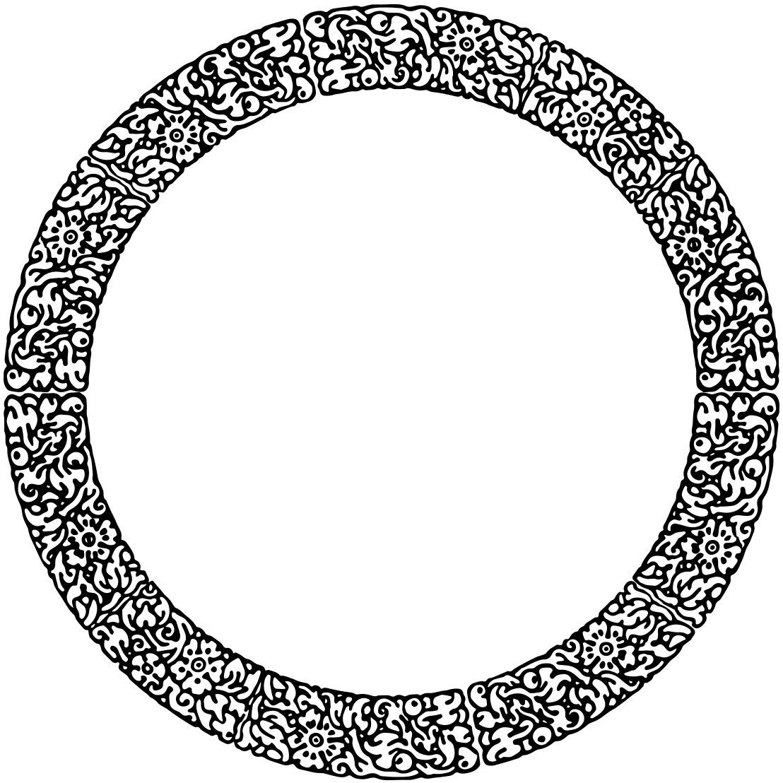 Круговой узор