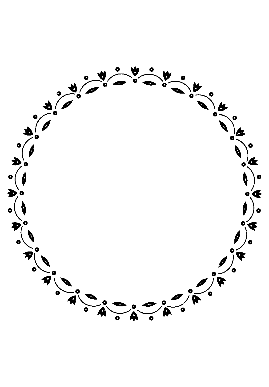 Круглый орнамент