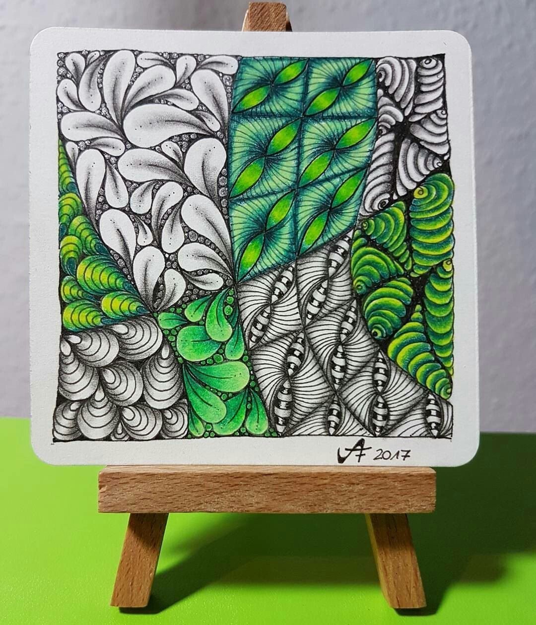 Мельница Зентангл