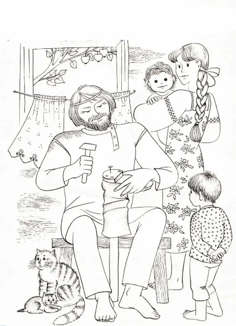 Раскраска пословицы и поговорки