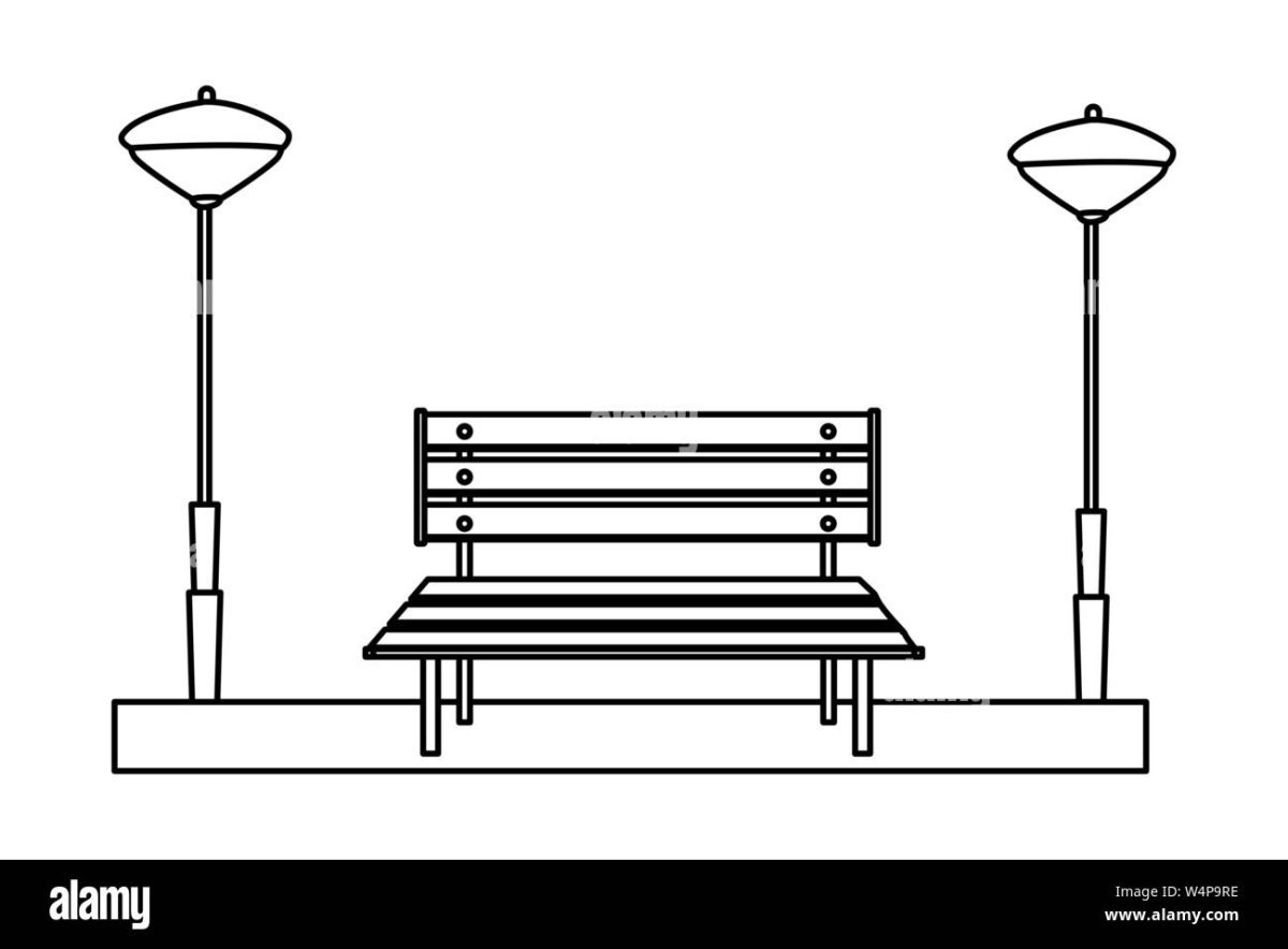 Скамейка Графика