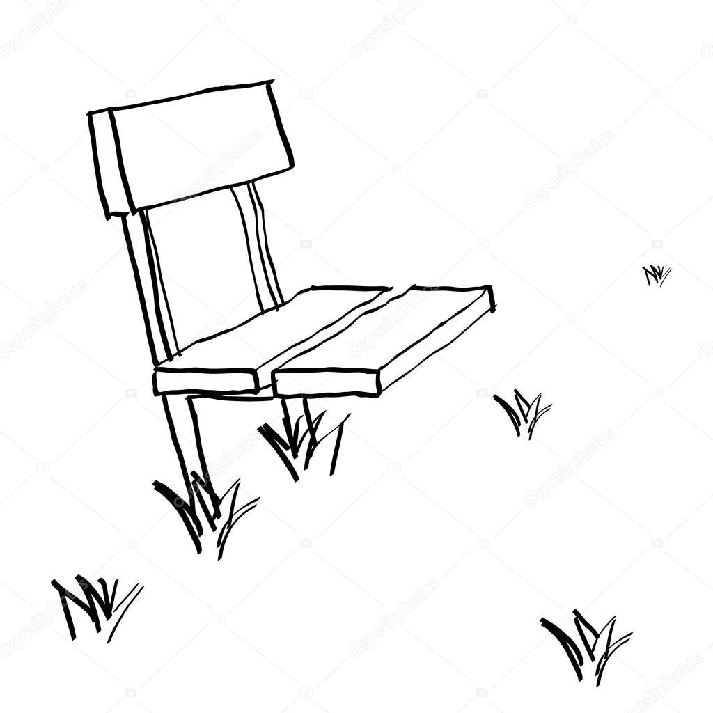 Лавка рисунок