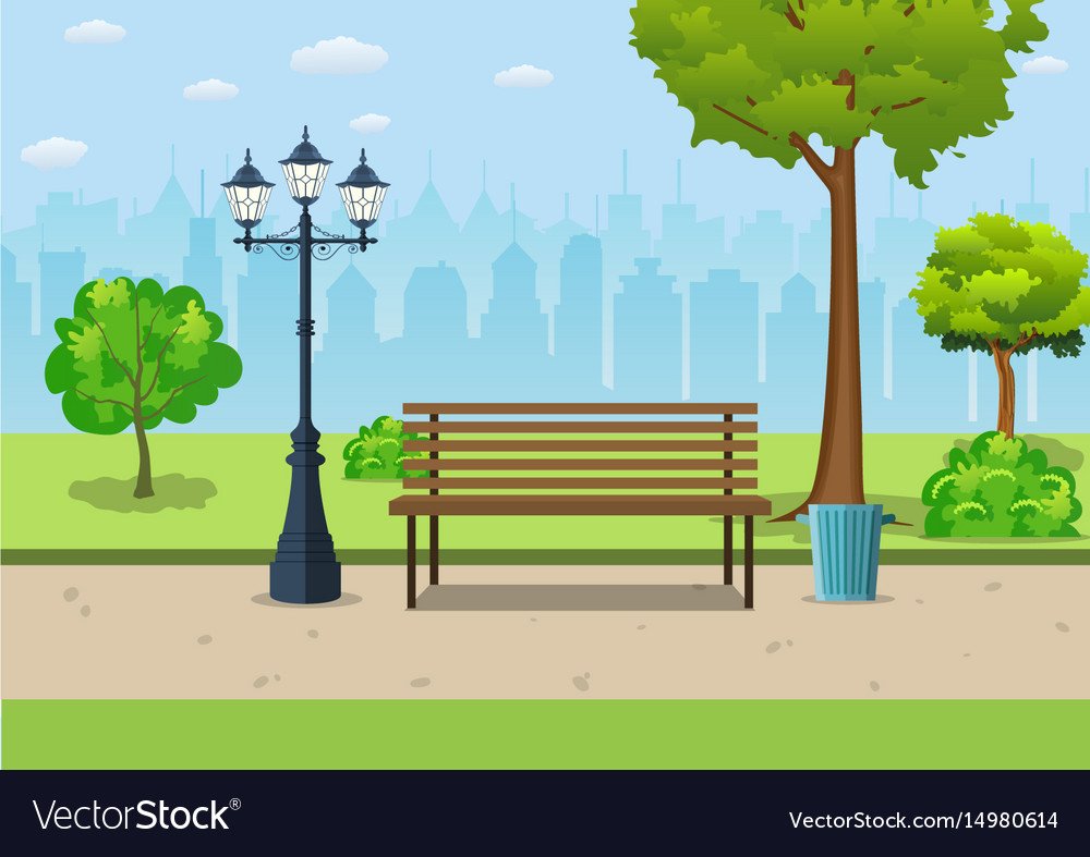 Как нарисовать скамейку сбоку поэтапно