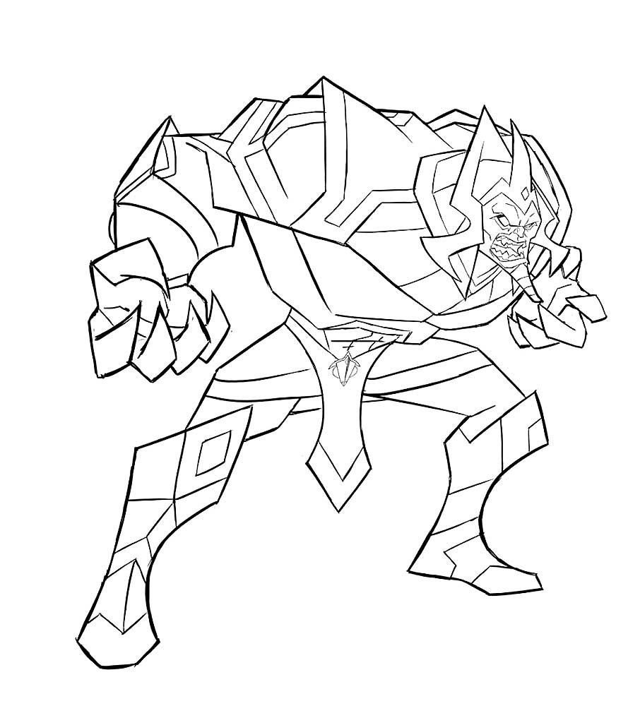 Раскраска герои египтуса