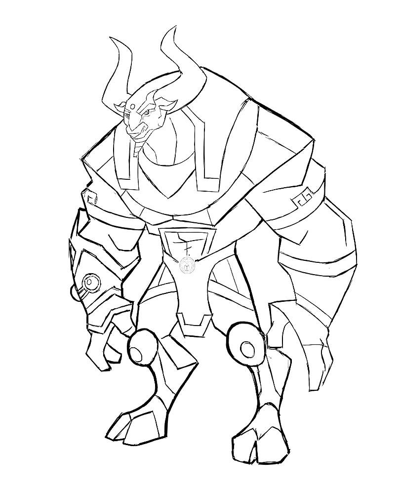 Раскраска Черепашки ниндзя ниндзя фут