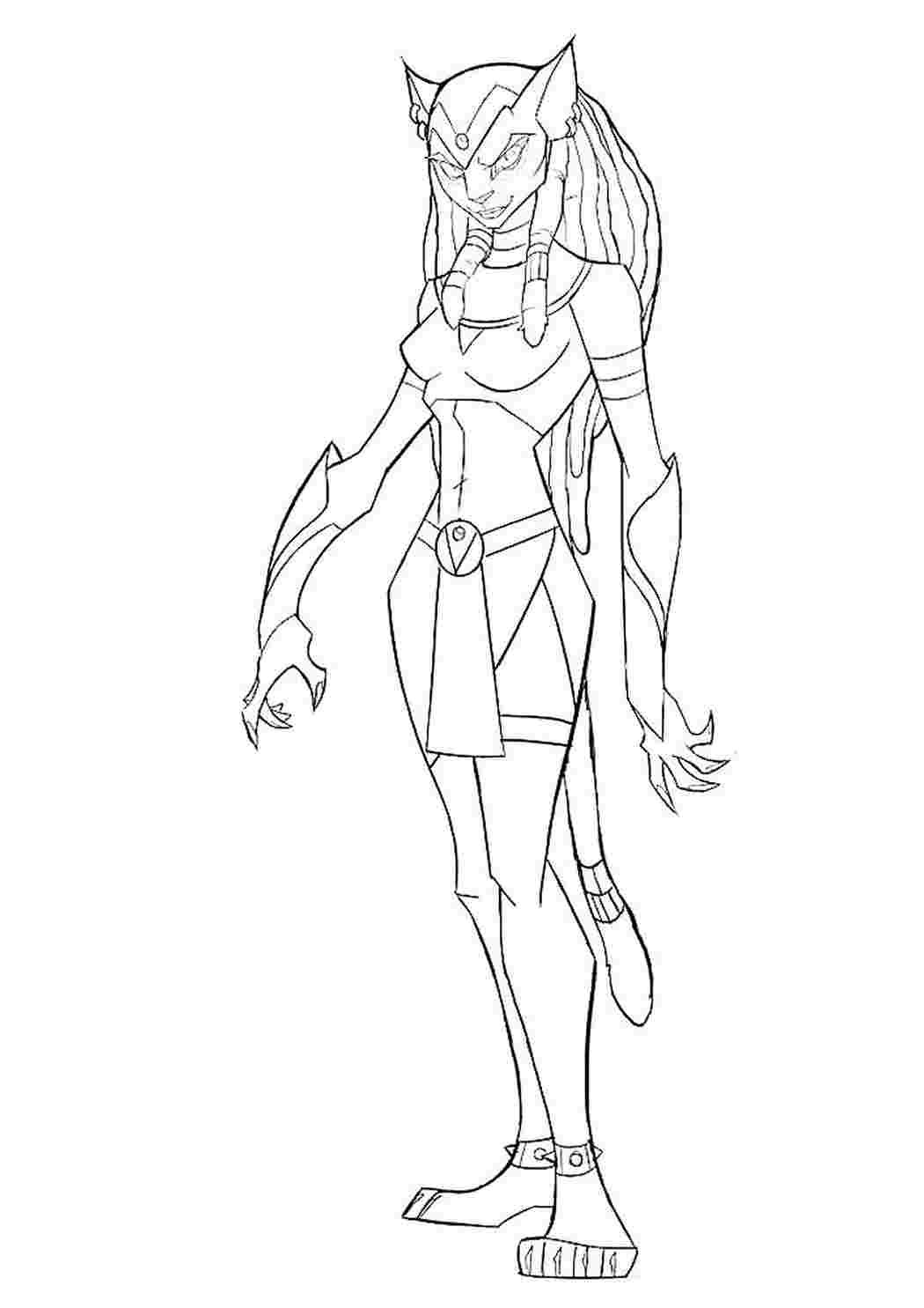 Раскраска для сила египтуса